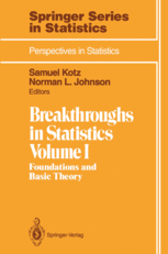 Breakthroughs in Statistics Volume I: Foundations and Basic Theory