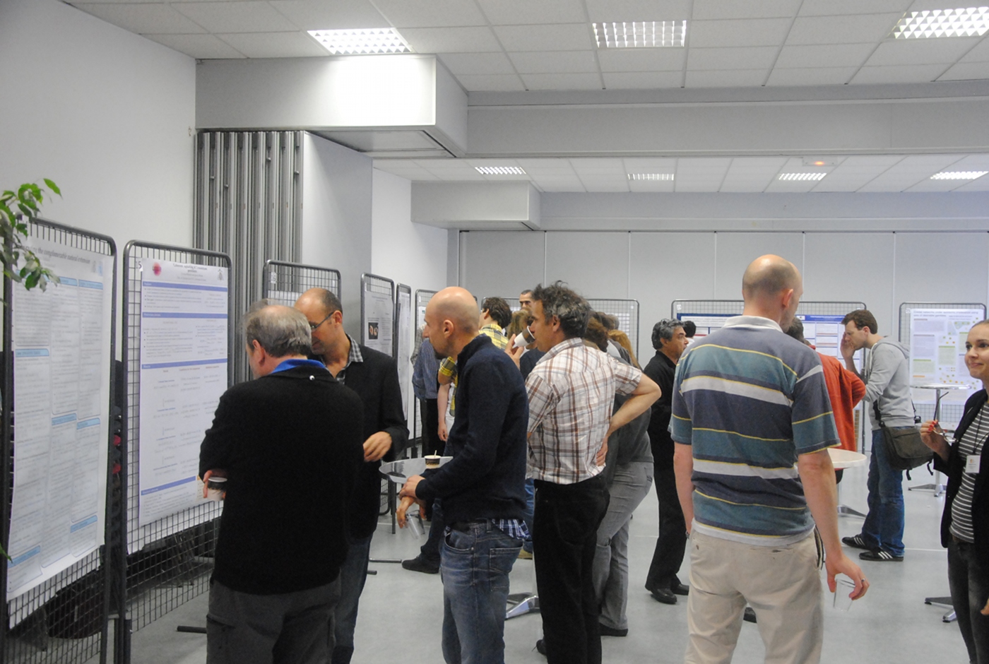 One of the poster sessions