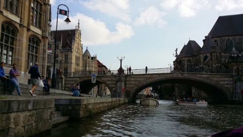 A bridge over the canals of Ghent